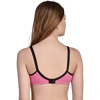 Desiprime Poly Cotton C Cup Feeding Bra Set of 2 (Rani/Baby Pink)-thumb2