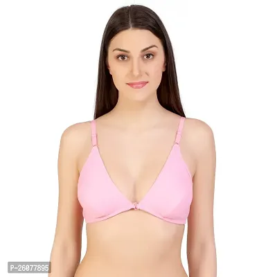 Stylish  B Cup Cotton Front Open Bras Set of 2-thumb2