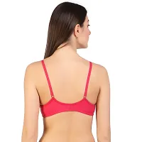 Stylish Multicoloured Cotton Solid Bras For Women Pack Of 3-thumb1