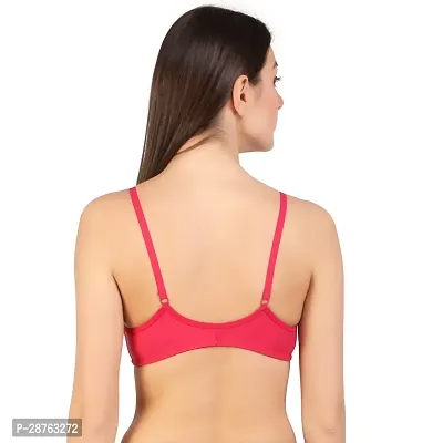 Stylish Multicoloured Cotton Solid Bras For Women Pack Of 3-thumb2