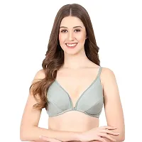 Stylish  B Cup Cotton Front Open Bras Set of 2-thumb1