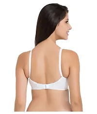 Stylish Fancy Polycotton Solid Non Padded Bras For Women Pack Of 3-thumb1