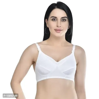 Zourt Poly Cotton B Cup Feeding Bra Set of 3-thumb3