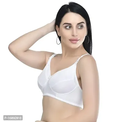 Zourt Poly Cotton B Cup Feeding Bra Set of 3-thumb2