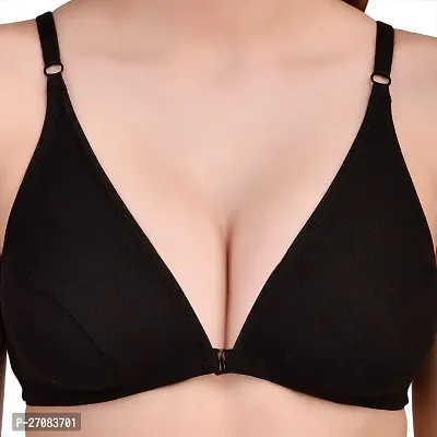 Stylish Cotton Solid Bras For Women- Pack Of 3-thumb4