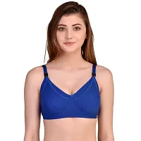 Needytime Poly Cotton C Cup Feeding Bra (Blue)-thumb1