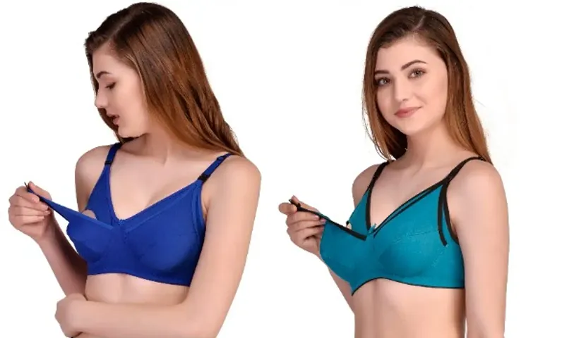 Blend Feeding Bra Set of 2 (Green/Yellow)