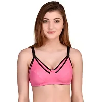 Multicoloured Polycotton Solid Bras For Women-thumb1