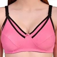 Multicoloured Polycotton Solid Bras For Women-thumb3