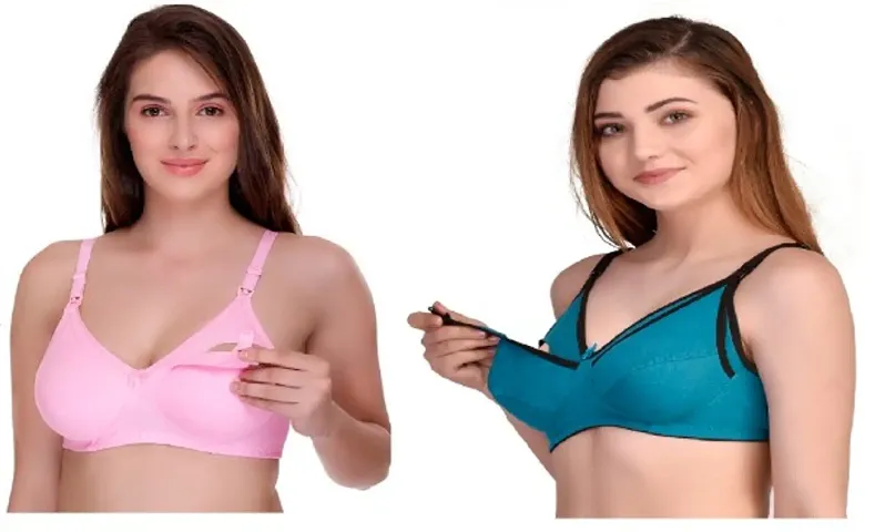 Feeding/Maternity/Nursing Bra - Pack Of 2