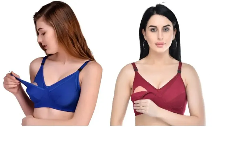 B Cup Non Padded Feeding Bra Set of 2