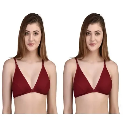 Zourt Stylish Front Open Bra Set of 2