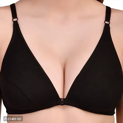 Zourt Stylish Front Open Bra Set of 3-thumb4