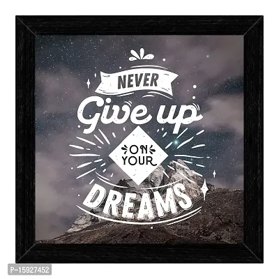 JugaaduStore Wall  Tebletop Art Frame - On Your Dreamd Quote