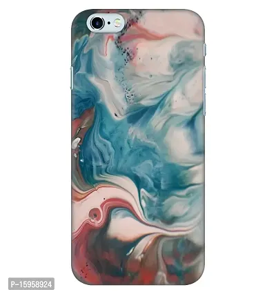 JugaaduStore Designer Printed Slim Fit Hard Case Back Cover for Apple iPhone 6S / iPhone 6 | Liquid Acrylic Marble (Polycarbonate)