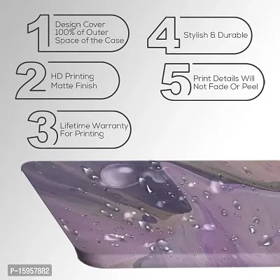 JugaaduStore Designer Printed Slim Fit Hard Case Back Cover for Apple iPhone 12 Mini | Liquid Amethyst Marble (Polycarbonate)-thumb3