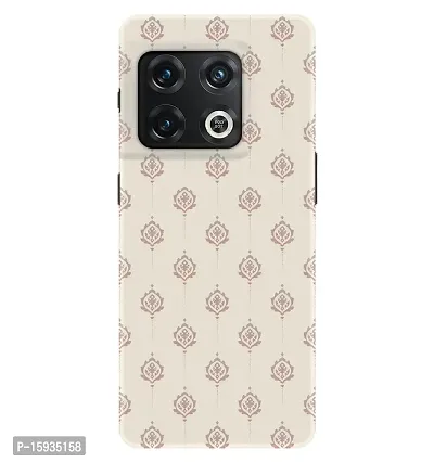 JugaaduStore Designer Printed Slim Fit Hard Case Back Cover for OnePlus 10 Pro | Damascuc Pattern (Polycarbonate)