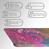 JugaaduStore Designer Printed Slim Fit Hard Case Back Cover for Xiaomi Redmi Note 9 | Colourful Music Clef (Polycarbonate)-thumb3