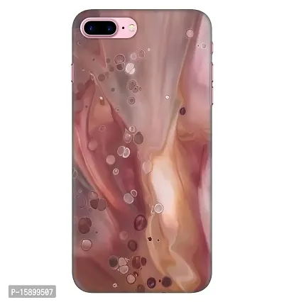 JugaaduStore Designer Printed Slim Fit Hard Case Back Cover for Apple iPhone 8 Plus/iPhone 7 Plus | Liquid Ruby Marble (Polycarbonate)-thumb0
