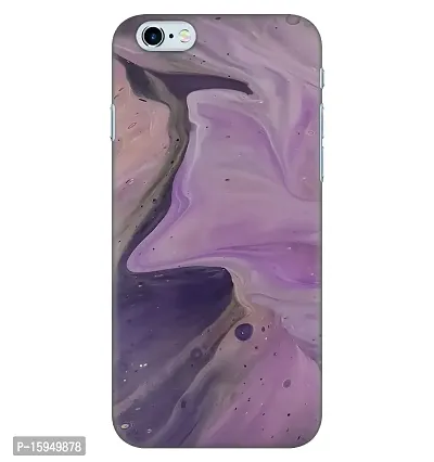 JugaaduStore Designer Printed Slim Fit Hard Case Back Cover for Apple iPhone 6 / iPhone 6s | Liquid Amethyst Marble (Polycarbonate)