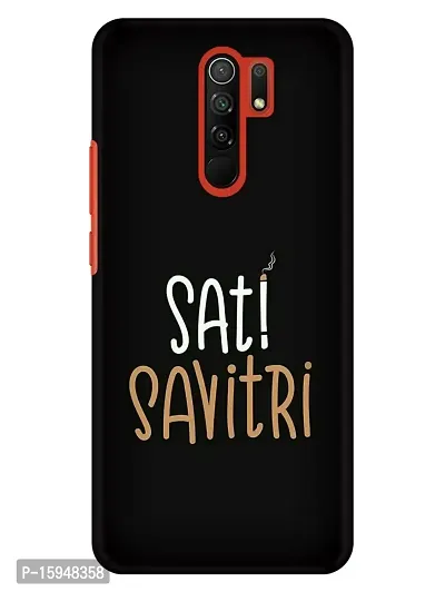 JugaaduStore Designer Printed Slim Fit Hard Case Back Cover for Xiaomi Poco M2 Reloaded/Poco M2 / Redmi 9 Prime | Sati Savitri (Polycarbonate)