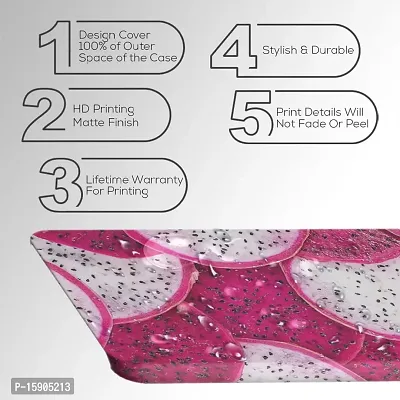 JugaaduStore Designer Printed Slim Fit Hard Case Back Cover for Vivo V19 | Pink Pitaya Slices (Polycarbonate)-thumb3
