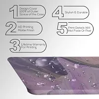 JugaaduStore Designer Printed Slim Fit Hard Case Back Cover for Apple iPhone 11 | Liquid Amethyst Marble (Polycarbonate)-thumb2