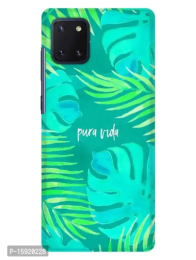 JugaaduStore Designer Printed Slim Fit Hard Case Back Cover for Samsung Galaxy Note 10 Lite | Pura Vida Pure Way (Polycarbonate)