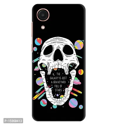 JugaaduStore Designer Printed Slim Fit Hard Case Back Cover for Samsung Galaxy A03 Core | The Galaxay is Just A (Polycarbonate)