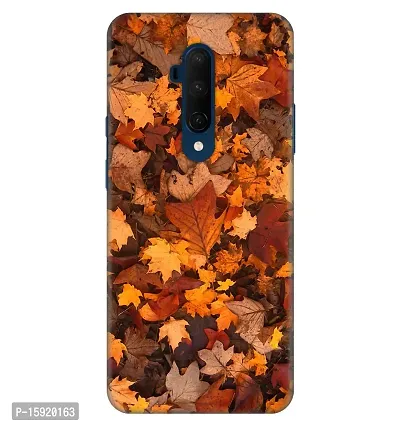 JugaaduStore Designer Printed Slim Fit Hard Case Back Cover for OnePlus 7T Pro | Vintage Autumn Fall (Polycarbonate)