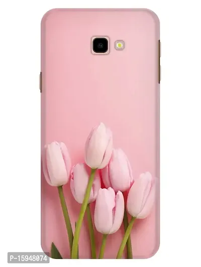 JugaaduStore Designer Printed Slim Fit Hard Case Back Cover for Samsung Galaxy J4 Plus | Pink Lady Tulips (Polycarbonate)