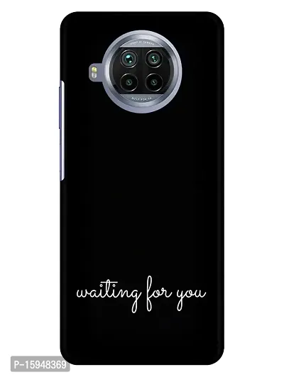 JugaaduStore Designer Printed Slim Fit Hard Case Back Cover for Xiaomi Mi 10i 5G / Mi 10T Lite 5G | Waiting for You (Polycarbonate)