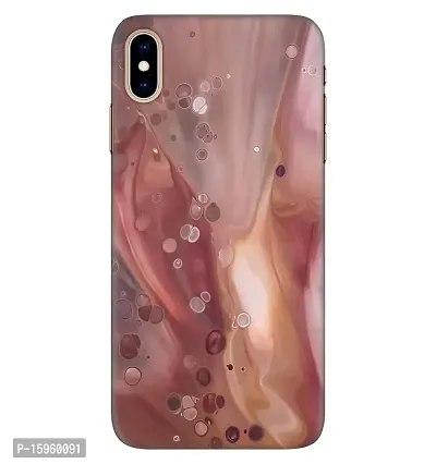 JugaaduStore Designer Printed Slim Fit Hard Case Back Cover for Apple iPhone Xs Max | Liquid Ruby Marble (Polycarbonate)
