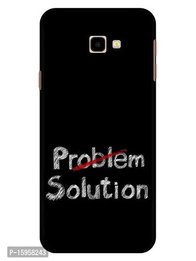 JugaaduStore Designer Printed Slim Fit Hard Case Back Cover for Samsung Galaxy J4 Plus | Focus On The Solution (Polycarbonate)