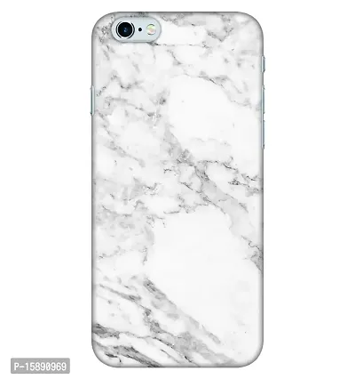 JugaaduStore Designer Printed Slim Fit Hard Case Back Cover for Apple iPhone 6 / iPhone 6s | Classy White Marble (Polycarbonate)