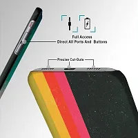 JugaaduStore Designer Printed Slim Fit Hard Case Back Cover for Vivo V21e 5G | Multicolor Stripes (Polycarbonate)-thumb1