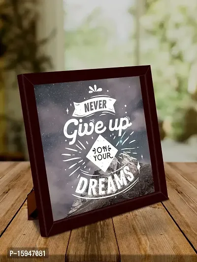 JugaaduStore Wall  Tebletop Art Frame - On Your Dreamd Quote-thumb3