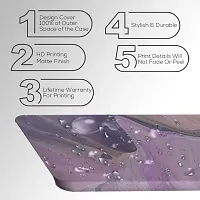 JugaaduStore Designer Printed Slim Fit Hard Case Back Cover for Apple iPhone Xs/iPhone X | Liquid Amethyst Marble (Polycarbonate)-thumb2