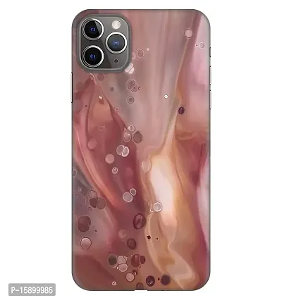 JugaaduStore Designer Printed Slim Fit Hard Case Back Cover for Apple iPhone 11 Pro | Liquid Ruby Marble (Polycarbonate)-thumb0