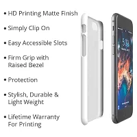 JugaaduStore Designer Printed Slim Fit Hard Case Back Cover for Apple iPhone 7 Plus/iPhone 8 Plus | Classy Black Marble (Polycarbonate)-thumb1