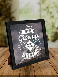 JugaaduStore Wall  Tebletop Art Frame - On Your Dreamd Quote-thumb2