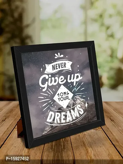 JugaaduStore Wall  Tebletop Art Frame - On Your Dreamd Quote-thumb3