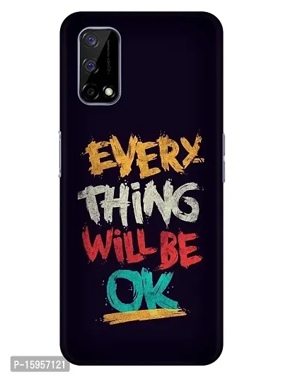 JugaaduStore Designer Printed Slim Fit Hard Case Back Cover for Realme Narzo 30 Pro 5G | Will Be Okay (Polycarbonate)