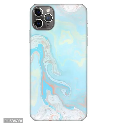 JugaaduStore Designer Printed Slim Fit Hard Case Back Cover for Apple iPhone 11 Pro | Classy Blizzard Marble (Polycarbonate)
