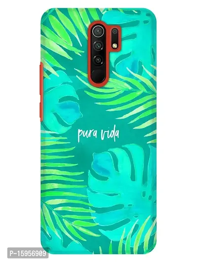 JugaaduStore Designer Printed Slim Fit Hard Case Back Cover for Xiaomi Poco M2 Reloaded/Poco M2 / Redmi 9 Prime | Pura Vida Pure Way (Polycarbonate)