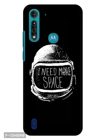 JugaaduStore Designer Printed Slim Fit Hard Case Back Cover for Motorola Moto G8 Power Lite | I Need More Space (Polycarbonate)