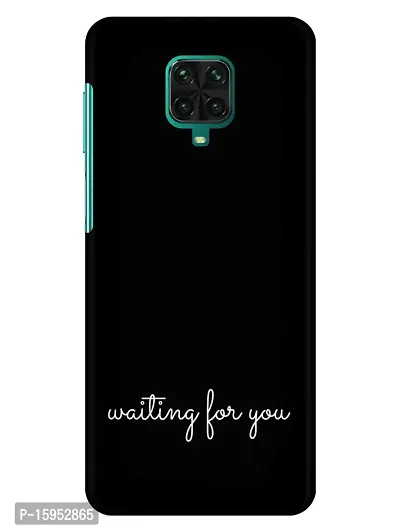 JugaaduStore Designer Printed Slim Fit Hard Case Back Cover for Xiaomi Poco M2 Pro/Redmi Note 9 Pro/Redmi Note 9 Pro Max/Redmi Note 10 Lite | Waiting for You (Polycarbonate)