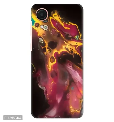 JugaaduStore Slim Fit Hard Case Back Cover for Samsung Galaxy A03 Core - Classy Sangria Marble