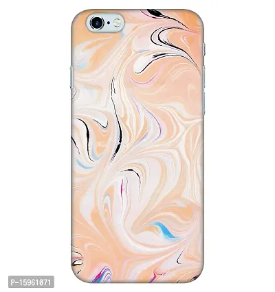 JugaaduStore Designer Printed Slim Fit Hard Case Back Cover for Apple iPhone 6 Plus/iPhone 6S Plus | Classy Orange Marble (Polycarbonate)