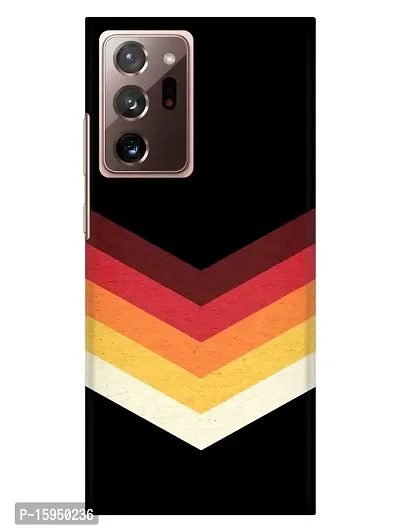 JugaaduStore Designer Printed Slim Fit Hard Case Back Cover for Samsung Galaxy Note 20 Ultra | Downhill Chevron Pattern (Polycarbonate)